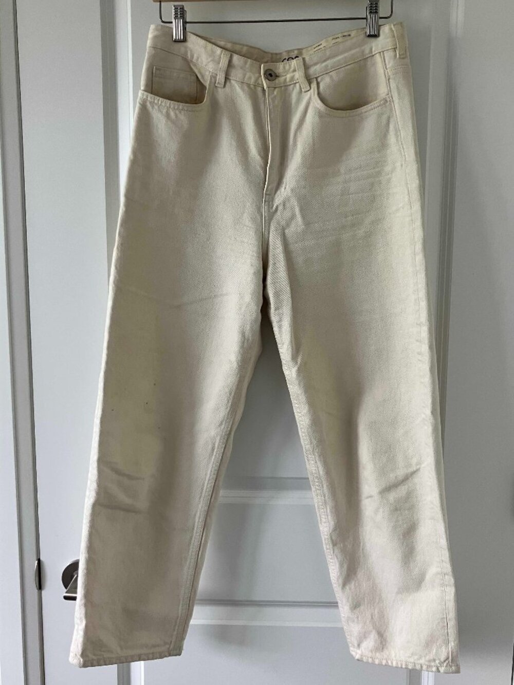 COS barrel leg ankle jean